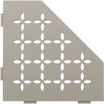 Schlüter SES2D5TSSG-E-S2 Ablage Floral 75x195x195x75mm Steingrau