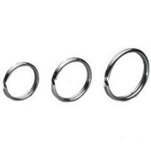 Reiher - Anneau porte clés 4050 50 mm nickel (Par 50)