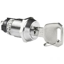 CKL12AFW01 CKL12AFW01 Schlüsselschalter 250 v/ac 3 a 1 x Ein/Ein 1 x 90 ° 1 St. - Nkk Switches