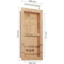 Schlüter kerdi board nlt Wandnische 305 x 711 x 89 rgb+ weiß (KB12NLTP3AE9)