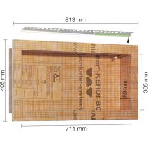 Schlüter kerdi board nlt Wandnische 711 x 305 x 89 warmweiß (KB12NLTP5AE1)