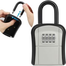 Gotrays - Schlüsselsafe, [Hängen & Wandmontage] Schlüsselschließfach für den Außenbereich mit abnehmbarem Bügel, wasserdichtes tragbares