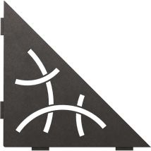 Schlüter SES1D6TSDA-E-S1 Ablage Curve 210x210mm Dunkelanthrazit