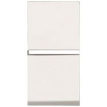 Schmaler unipolarer Schalter weiss Niessen Zenit N2101 bl