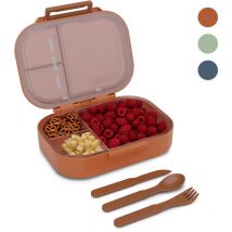 Schmatzfatz Bento Lunch Box Adulte Boite Repas Compartiment Adulte et Enfant Lunchbox Multi-compartiments Sans bpa Boîtes Bento Etanche Résistante