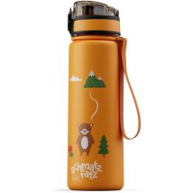 Schmatzfatz gourde enfant 500 ml en plastique Tritan sans bpa avec fermeture étanche 1 clic - Gourde isotherme au design coloré facile à nettoyer et