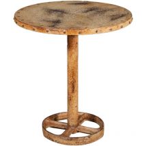 Schmiedeisentisch antike creme finish