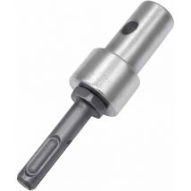 SHINING HOUSE Schneckenbohrer-Adapter, 10,4 cm Länge, schlüsselloses Bohrfutter, runder Schaft für Schlagschrauber,