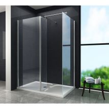 Schneckendusche open 150 x 90 x 195 cm - Klarglas