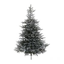 Schneebedeckter Grandis-Weihnachtsbaum H210 x Ø150 cm