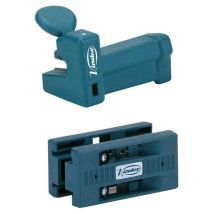 VIRUTEX Kantentrimmer + Hand-Trimmer – Doppelseitiger Kantenschneider – Schneidet Kanten bis 40 mm – Auswechselbare Qualitätsmesser RC21E