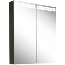 Schneider - aranga tw Lichtspiegelschrank, 2 Türen, 695x120x700mm,