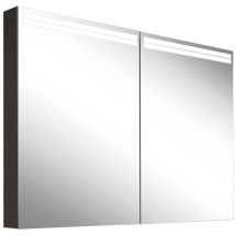 Schneider - aranga tw Lichtspiegelschrank, 2 Türen, 895x120x700mm,