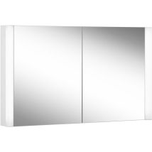Easy LED-Lichtspiegelschrank, 2 Doppelspiegeltüren, - Schneider