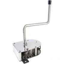 Schneider Kurbel Edelstahl mit 8 m Drahtseil für Roste über 70 cm Schwenkgrill schwere Ausführung