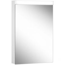 Schneider - low basic led Lichtspiegelschrank, 1 Tür 50cm, Anschlag