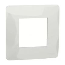 Schneider NU200218 Unica Studio - cover plate - White - 1 station