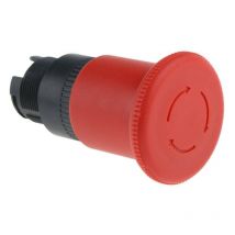 Pulsante Telemecanique di spegnimento di emergenza fungo rosso ZA2BS844