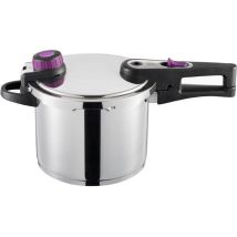 Dampfdrucktopf - Induktion - Gsw - System Plus - 6 L - Ø 22 Cm - Massiver Edelstahl 18/10 - Korb Und Halter Inklusive