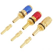 Schnellkupplung, 3 Stück 8 Mm Wassergekühlter Schweißanschluss-gasadapter Für Wig-schweißbrenner