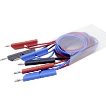 Schnepp 354 000060 Messleitungs-set Bananenstecker 4 Mm Bananenstecker 4 Mm 1.00 M Schwarz, Rot, Bla
