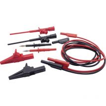Schnepp - 354 000061 Sicherheits-Messleitungs-Set Prüfspitze, Krokoklemmen, 4 mm-Stecker 4 mm-Stecker