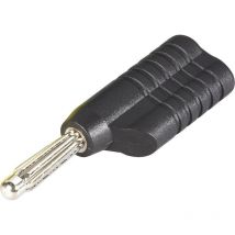 Schnepp - s 4041 l sw Büschelstecker Stecker, gerade Stift-Ø: 4 mm Schwarz 1 St.