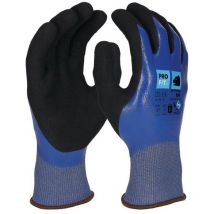Pro fit 884-8 Schnittschutzhandschuhe Ultra dry cut d Größe 8 blau / schwarz en
