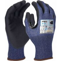 Pro fit 6030-9 Schnittschutzhandschuhe Schnittstop Pro Größe 9 blau/schwarz en 3