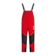 Schnittschutzlatzhose speierling Größe 60 rot/schwarz/gelb