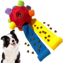 Schnüffelball für Hundespielzeug, Leckerli-Spender für Welpen, langsamer Futterspender, Hunde-Puzzlespielzeug für kleine, mittelgroße und große