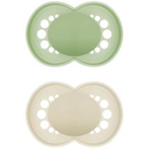 MAM - Schnuller Original Pure plain Silikon uni 2er Set