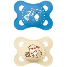 Schnuller Original Pure Silikon boy 'Bär / Otter' 2er Set