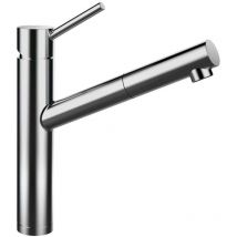 Altos - Spültischarmatur mit ausziehbarem Auslauf, Edelstahl 529120EDM - Schock