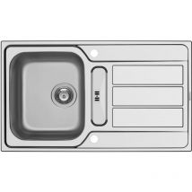 Schock Edelstahlspüle athena 4 inkl. Excentergarnitur 790 x 500 mm