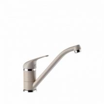 Miscelatore Omega Monocomando con Bocca Girevole, Colore Avena, h140mm - Schock