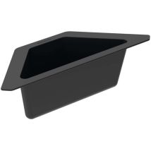 Zubehör - Schale Für Spülbecken, 37x14x10 Cm, Schwarz 629733 - Schock