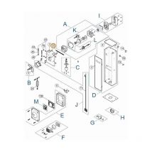 Nice - PD1386A0000 wide s Auslösestange Original Ersatzteil PD1386A0000