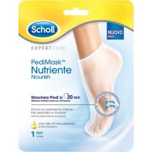 Pedimask maschera piedi nutriente con olio di macadamia 1 paio di calzini idratanti - Scholl