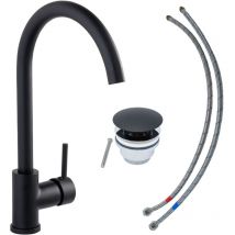 Schöner Wohnen-kollektion - Waschtischarmatur cantis, Wasserhahn geeignet für wandhängende Waschbecken und Aufsatzwaschbecken in Bad und Küche,