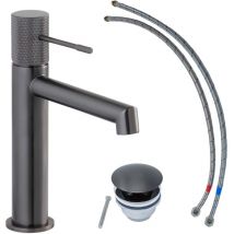 Schöner Wohnen-kollektion - Waschtischarmatur kadia m, Wasserhahn geeignet für wandhängende Waschbecken in Ihrem Bad, Industrial