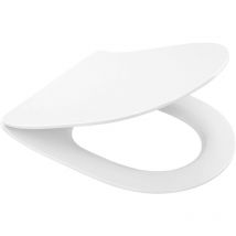 WC-Sitz antus slimline, Toilettendecken mit Absenkautomatik, Klodeckel kratzfest und keimarm, Klobrille inkl. Befestigungsmaterial, Weiß - Schöner