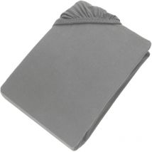 Schöner Wohnen Spannbettlaken Basic - 1 Stück 200x200 Cm, Grau