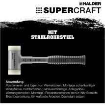 Halder Schonhammer Stahlrohr supercraft 25mm rückschlagfrei