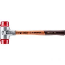 Simplex Schonhammer ø 40 mm Plastik rot mit Aluminiumgehäuse - Halder