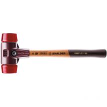 SIMPLEX-Schonhammer mit Kunststoff-Einsätzen (rot) 40A mm - Halder