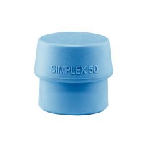 Halder TPE-soft-Einsatz Ø 50mm, blau für Simplex-Schonhammer