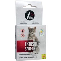 7pets Ektosol Ec Spot-on Für Katzen, M - 3x 1,2 Ml