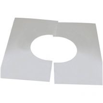 Schornstein Blendblech zweiteilig 30 bis 45 Grad Edelstahl dw dn 200