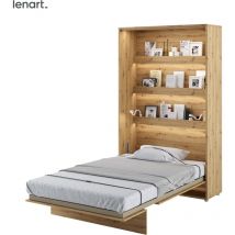 Lenart Schrankbett Wandbett Bed Concept 02 120x200 Vertikal Artisan Eiche